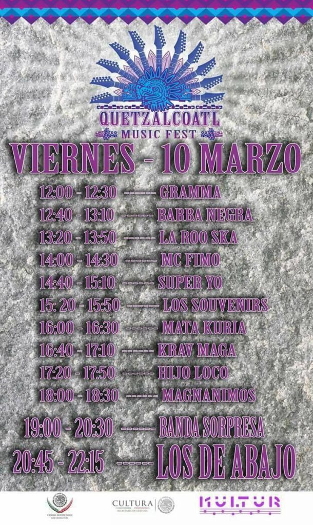 Quetzalcoatl Music Fest 2017 - Viernes