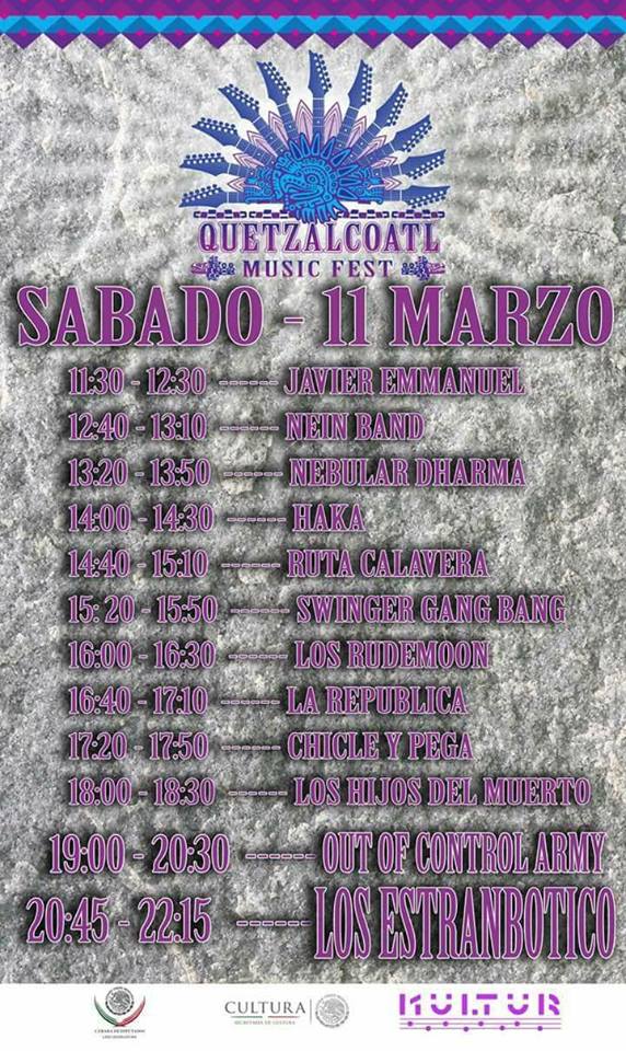 Quetzalcoatl Music Fest 2017 - sabado