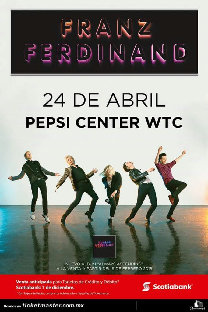 Franz Ferdinand en el Pepsi Center 2018