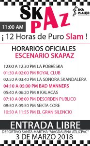 ska paz 2018 - escenario ska paz