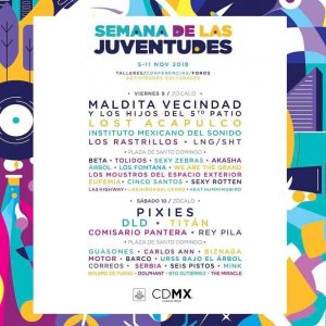 semana de las juventudes 2018 viernes y sabado